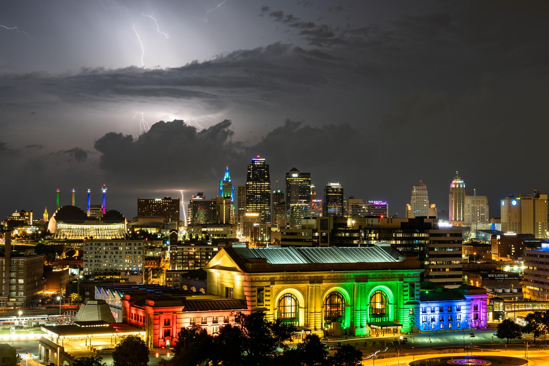 Lightning Storm over Kansas City