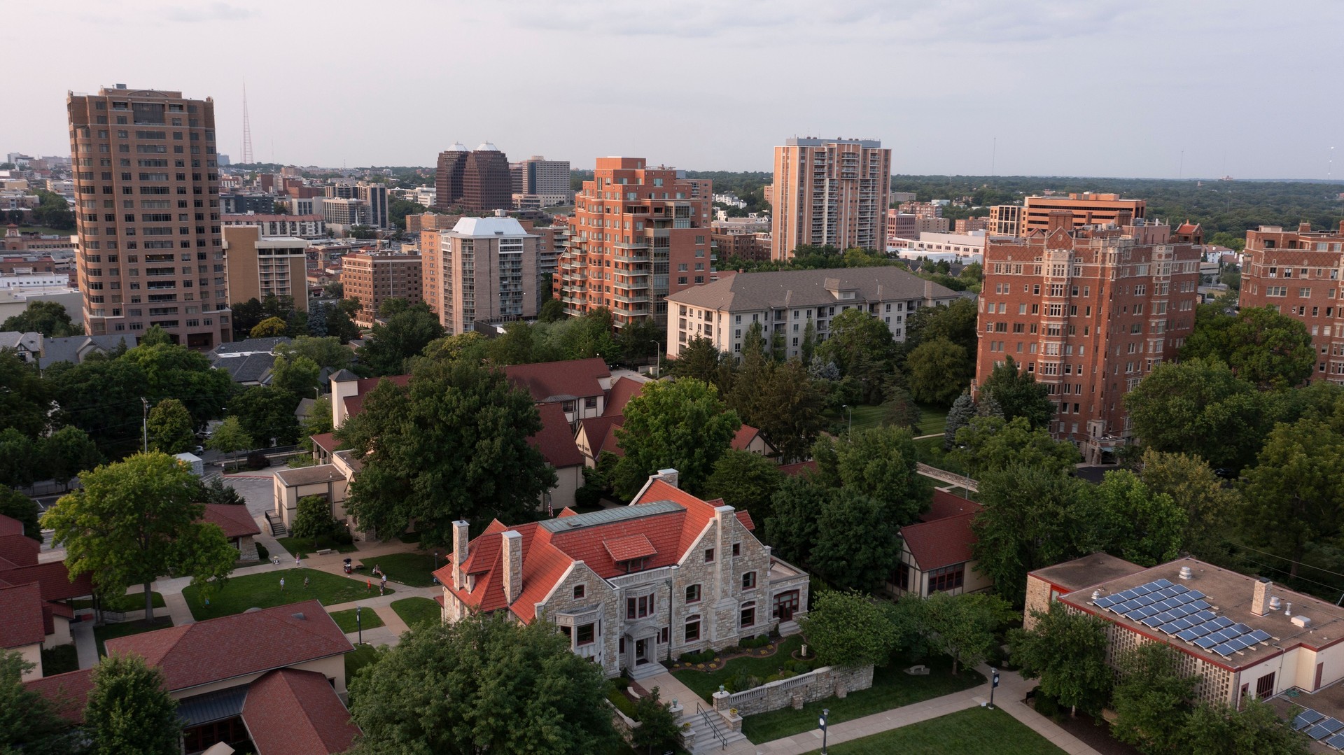 Plaza Area Skyline of Kansas City, Missouri