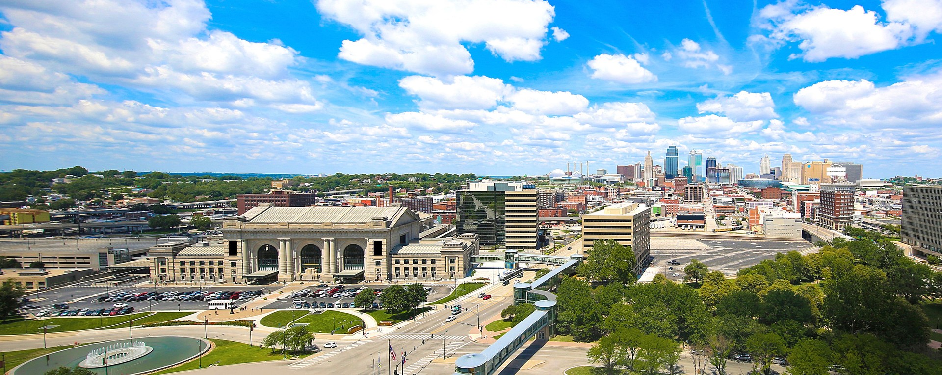 Kansas City Missouri Skyline Panorama